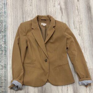 Merona Brown Women's Blazer one button size 8